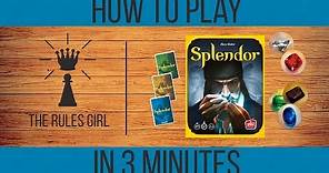 How to Play Splendor in 3 Minutes - The Rules Girl