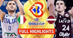 Italy 🇮🇹 vs Latvia 🇱🇻 | Full Game Highlights | FIBA Basketball World Cup 2023