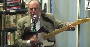 Mick Jones sings 'Should I stay or should I go? at the Rock and Roll Public Library