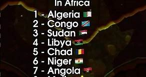 The Top 10 Largest Countries In Africa