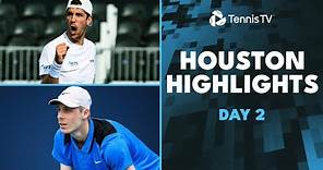 Shapovalov Battles Giron; Kokkinakis, Paire & Thompson Feature | Houston 2024 Highlights Day 2