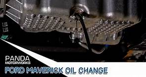 How-To Change the Oil on Your Ford Maverick EcoBoost