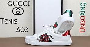 Tenis Snake Gucci Ace Sneakers Unboxing/Review/Español