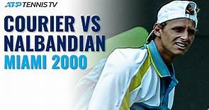 David Nalbandian's First-Ever ATP Match! | Courier vs Nalbandian Miami 2000 Highlights