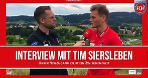 Interview mit Neuzugang Tim Siersleben