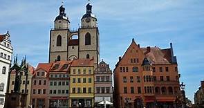 Lutherstadt Wittenberg, Sehenswürdigkeiten der Stadt mit den vier UNESCO-Welterbe-Gebäuden - 4k