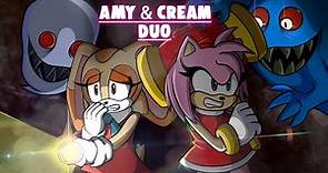 Sonic.exe: The Spirits of Hell Round 2 | Amy & Cream Duo Survival! Creepiest Ending of the game?! #8
