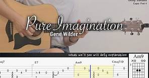(FREE TAB) Pure Imagination - Gene Wilder | Fingerstyle Guitar | TAB + Chords + Lyrics