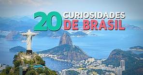20 Curiosidades de Brasil 🇧🇷 | El país del fútbol y el carnaval
