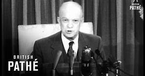 Eisenhower Talks On Korea Armistice In White House (1950)