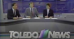 WTOL 11 Vault: April 1, 1986 | Toledo 11 News at 6 p.m. (Headlines, sports, weather and commercials)