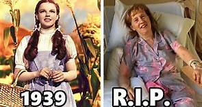 The Wizard Of Oz (1939) Cast THEN AND NOW 2023, All the cast members died tragically!!