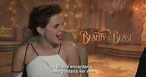Emma Watson y Dan Stevens nos cuentan TODO sobre La Bella y la Bestia!