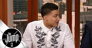 Kyle Kuzma picks Rookie of the Year and talks about his rookie success | The Jump | ESPN