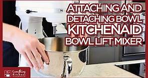 KitchenAid Taking the Bowl On & Off Bowl Lift Mixer