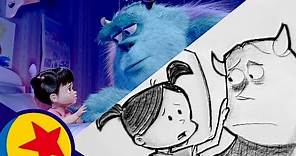 Sulley and Boo’s Goodbye From Monsters, Inc. | Pixar Side-by-Side