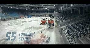 Der Umbau der Eissporthalle Kassel im Zeitraffer