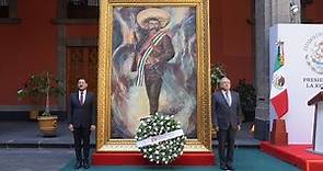 105 Aniversario Luctuoso de Emiliano Zapata, desde Palacio Nacional