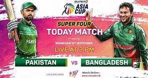 🔴 LIVE | The Cricket Show - Asia Cup 2023 - Super Four | Pakistan vs Bangladesh 🏏
