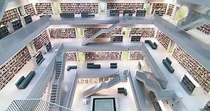 Stadtbibliothek Stuttgart | Beautiful City Library | Germany