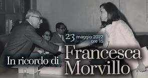 In ricordo di Francesca Morvillo