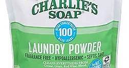 Charlie’s Soap Laundry Powder (100 Loads, 1 Pack) Fragrance Free Hypoallergenic Plant Based Deep Cleaning Laundry Powder – Biodegradable Eco Friendly Sustainable Laundry Detergent