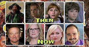 Jumanji (1995) cast Then and Now