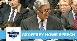 Geoffrey Howe Speech | Thames News