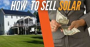 How to Sell Solar for Beginners