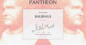 Balbinus Biography - Roman emperor in 238