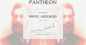 Pavel Axelrod Biography - Early Russian Marxist