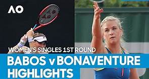 Timea Babos vs. Ysaline Bonaventure match highlights (1R) | Australian Open 2021