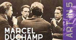 French-American artist Marcel Duchamp