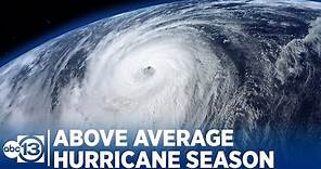 NOAA predicts above average Atlantic hurricane season, releases storm names