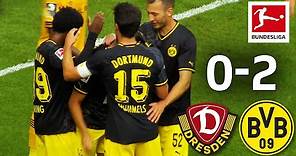 Hummels Leads BVB To Victory | Dynamo Dresden vs. Borussia Dortmund 0-2 | Highlights