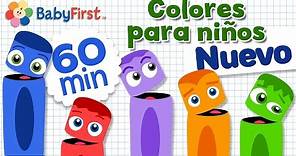 Aprender los Colores en Español para los Niños | Learn Colors in Spanish for kids | Video de 1 Hora