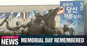 64th Memorial Day remembered at the War Memorial of Korea