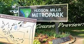 Hudson Mills Metropark Disc Golf Course Walkthrough - Original Course Layout