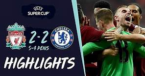 Super Cup Highlights | Penalty-hero Adrian secures Reds' win in Istanbul | Liverpool vs Chelsea