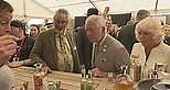 Prince Charles and Camilla taste gin at Royal Cornwall Show