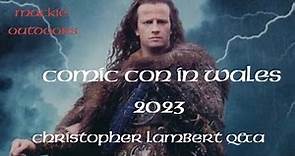 Highlander's Christopher Lambert at Comic-con in Wales 2023
