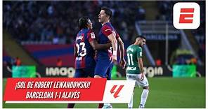 Lewandowski se reencuentra con el gol y anota el empate 1-1 para Barcelona ante Alavés | La Liga