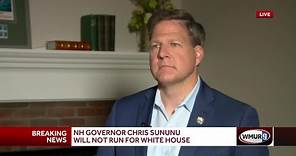 Sununu explains why he isn't running for White House
