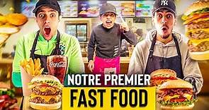 ON OUVRE ENFIN NOTRE FAST FOOD 🚨 ( TACOS , BURGER , PIZZA ...)