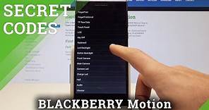 Codes BLACKBERRY Motion - Secret Menu / Hidden Mode / Tricks