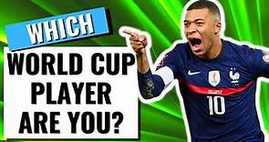 Which WORLD CUP PLAYER Are You? 2023 (Football Quiz)