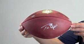Tom Brady Autographed Official Duke Football - MM Holo