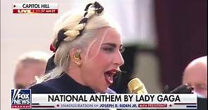 Lady Gaga sings national anthem at Inauguration