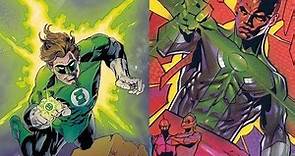 Green Lantern Corps Concept Art From Warner Bros. Shows Both Hal Jordan And John Stewart