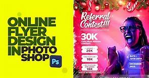 How To Create A Contest/Promo Flyer Design In Photoshop